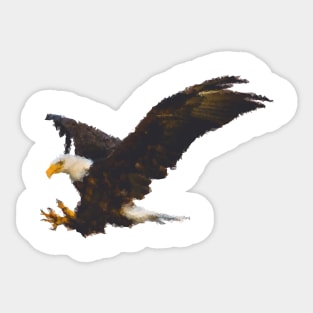 Low Poly Eagle Sticker